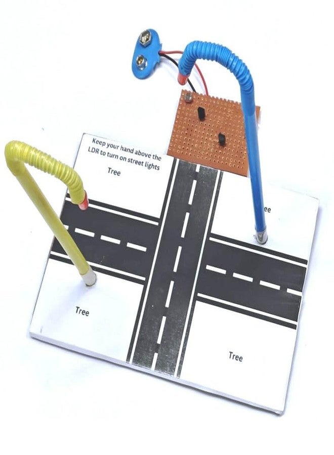 ESPtronics Class 12 Smart Automatic Street Light Electronics Science Project Experiment Kit Working Model Using LDR - Image 4